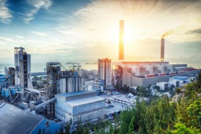 Hier wird eine Industrie abgebildet